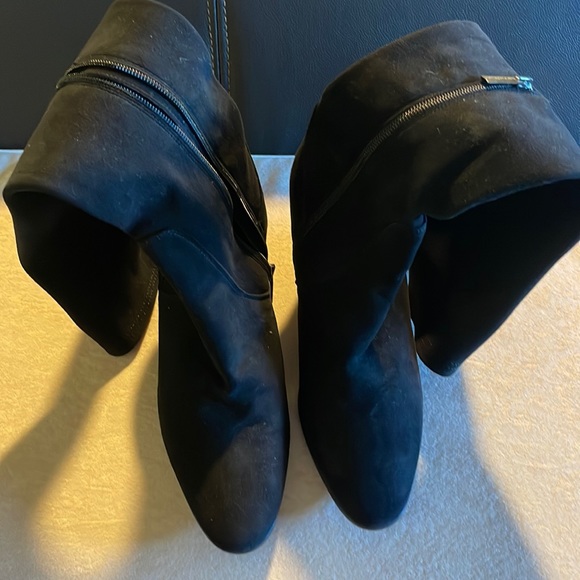 Aquatalia tall suede black boots - Picture 1 of 5